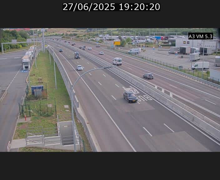 Traffic live webcam Luxembourg Aire de Berchem - A3 - BK 5 - direction France