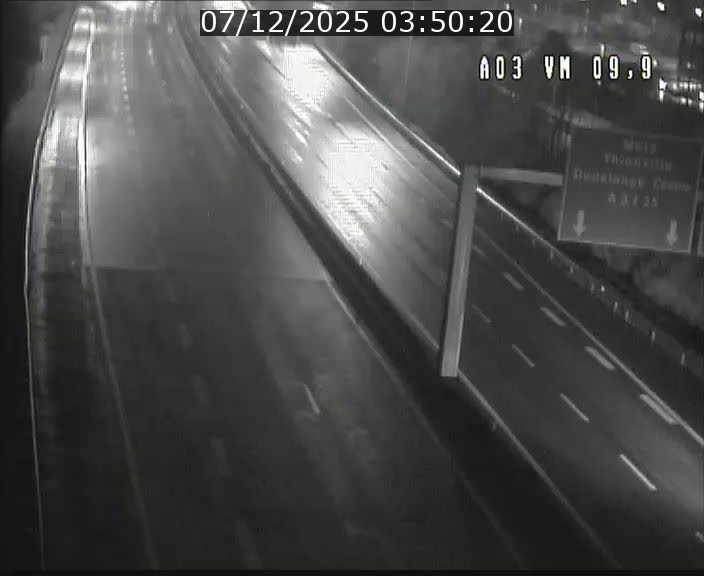 Webcam Autoroute à la Croix de Bettembourg - A3 - BK 9.9 - direction France