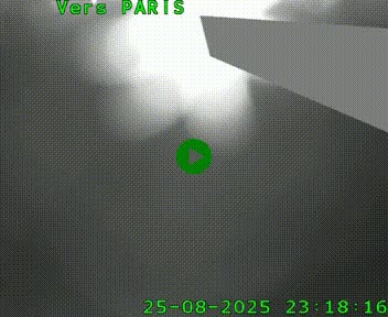 Caméra routière sur l'autoroute A20 à Saint-Pardoux-l'Ortigier, à la jonction avec l'A89. Vue orientée vers Paris