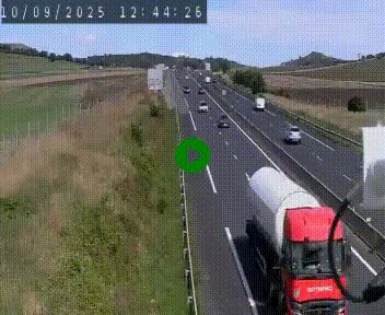 Caméra autoroute A75 à hauteur de Le Crest, en direction de Montpellier