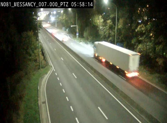 Webcam sur la N81 (E411) à hauteur du Cora Messancy. Vue orientée vers Arlon