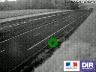 Webcam autoroute sur l'A77 à hauteur de Pouilly-sur-Loire en direction de Nevers