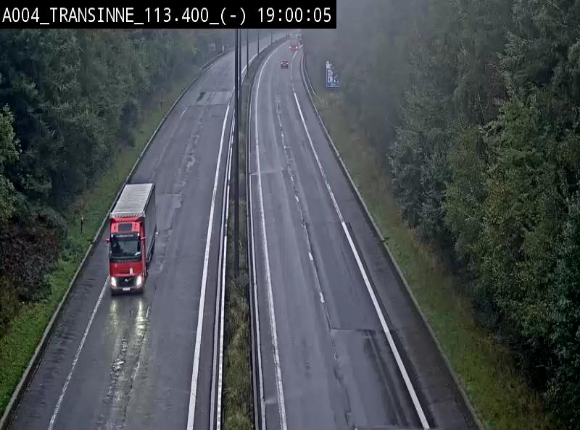 Caméra trafic E411 (A4) - Transinne direction Namur - BK 113.425