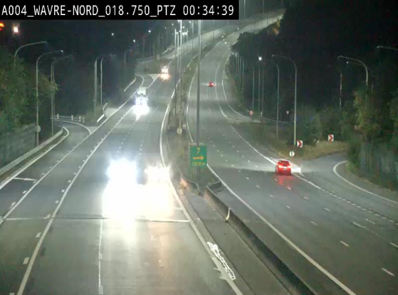 Webcam traffic E411(A4) - BK 18.7 - Bierges (Wavre Nord)