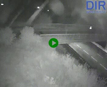 Webcam sur A84 à hauteur de Pont-Farcy, au niveau du pont autoroutier sur la Vire, au sud de Saint-Lô