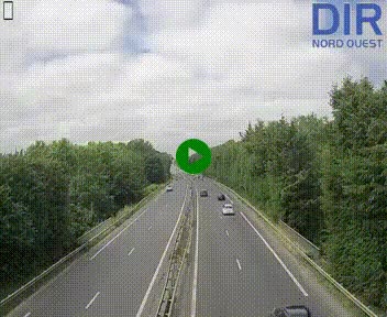 Webcam sur le périphérique de Caen (N814) à l'est de la ville, à Mondeville hauteur de la sortie 2, Presqu'île-Rives de l'Orne, au bout de l'autoroute A13