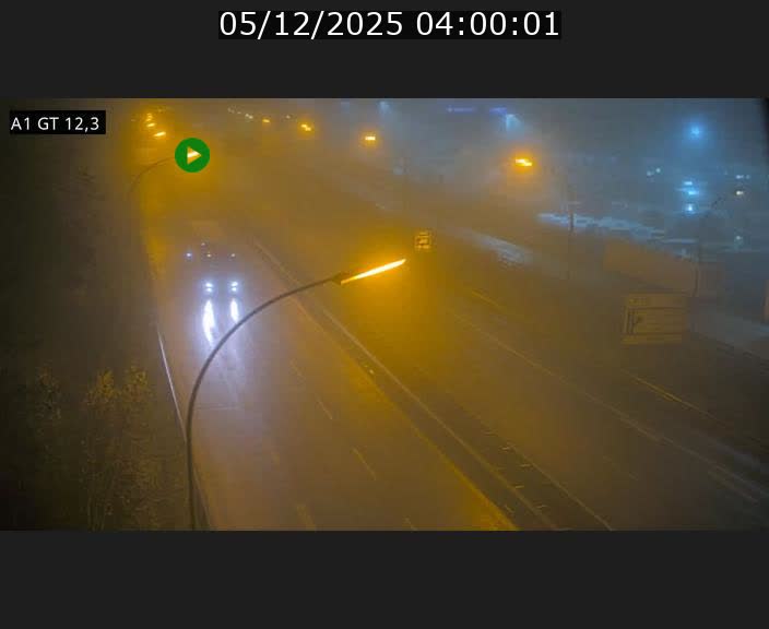 Traffic live webcam Luxembourg Senningerberg - A1 direction Allemagne - BK 12.3