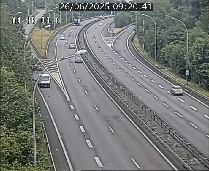 Webcam traffic A4 Luxembourg - BK 3.8 - Leudelange (direction Esch sur Alzette)