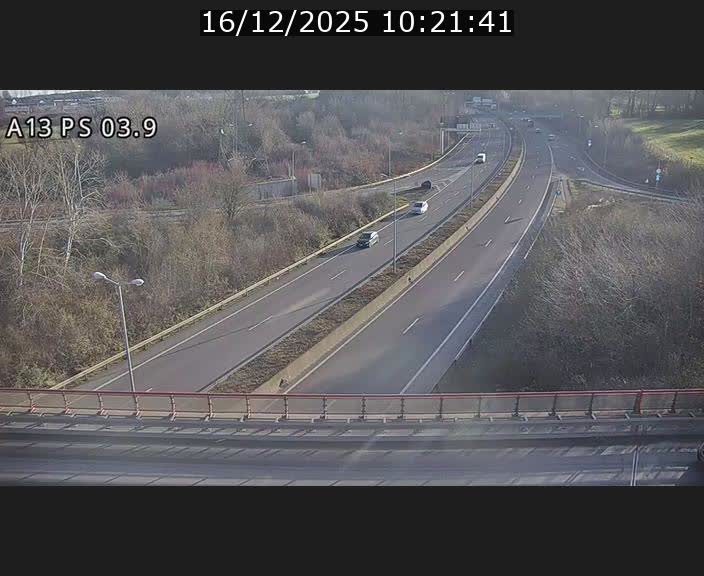 Traffic live webcam Luxembourg Differdange - A13 direction Esch-sur-Alzette - BK 3.9