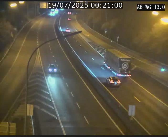 Traffic live webcam Luxembourg Mamer - A6 - BK 13 - direction Luxembourg/France/Allemagne