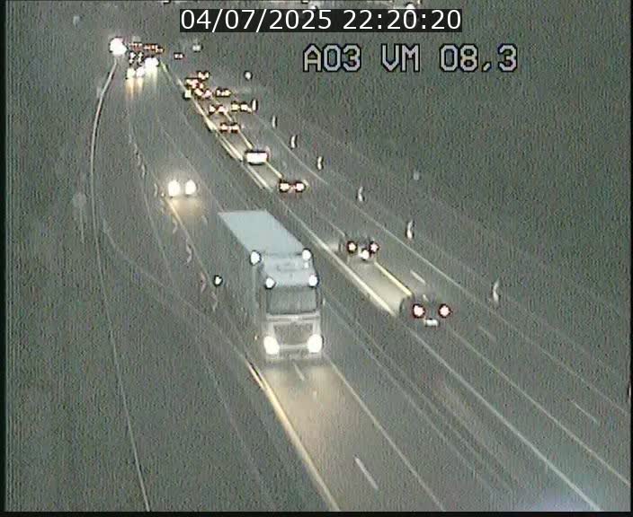Traffic live webcam Luxembourg Bettembourg - A3 - BK 8.3 - direction France