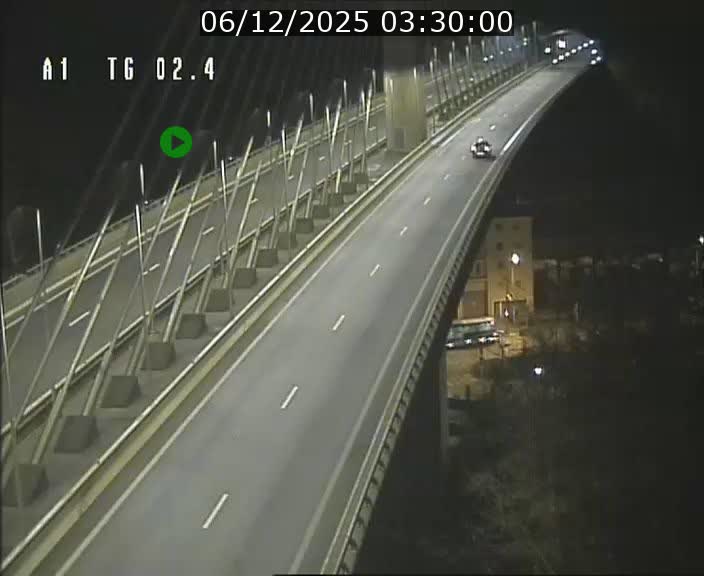 Traffic live webcam Luxembourg Sandweiler - A1 direction Luxembourg-ville - BK 2.4