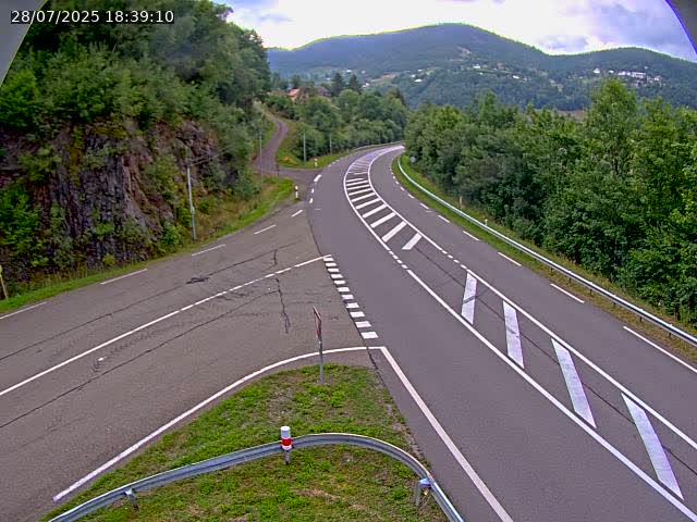Caméra autoroute France - N66, col du Bussang direction Remiremont