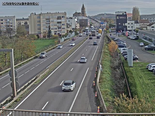 Caméra autoroute France - A31, Thionville direction Metz