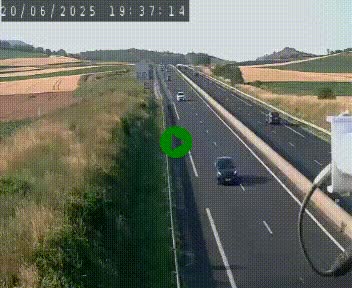 Caméra autoroute A75 à hauteur de Le Crest, en direction de Montpellier