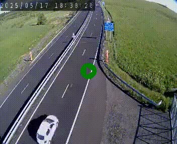 Caméra autoroute A75 à hauteur du col de la Fageole en direction de Clermont-Ferrand