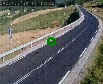 Webcam routière au niveau du col de la Chavade en Ardèche, sur la N102 à 1266 mètres d'altitude