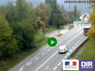 Webcam info trafic à proximité de Vizille sur la N85, au niveau du point de vue du Saut du Moine à Champagnier