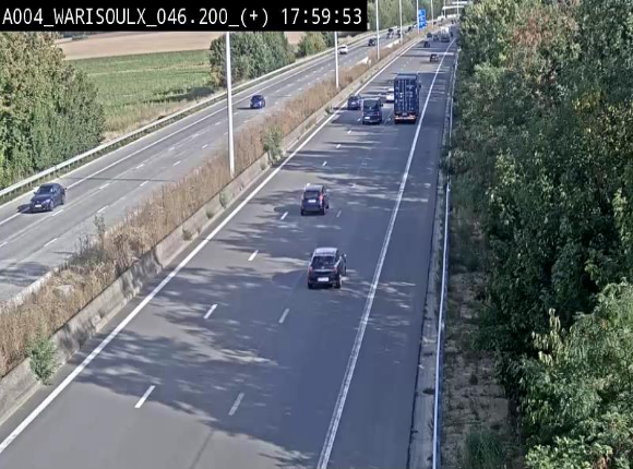 Webcam autoroute Belgique - Warissoulx - E411 - BK 46.2