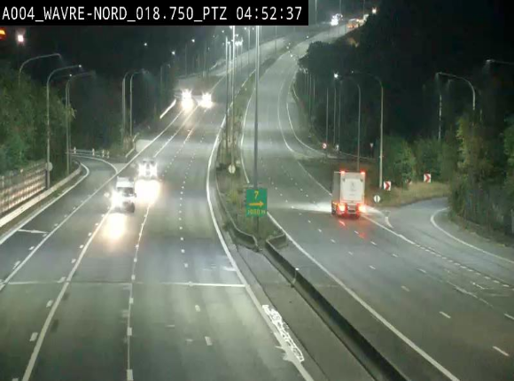 Webcam traffic E411(A4) - BK 18.7 - Bierges (Wavre Nord)