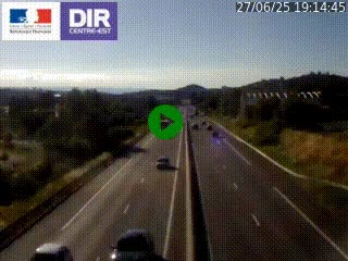 Caméra autoroute à Saint-Etienne (Les Littes) à hauteur du Ikea Saint-Etienne sur l'A72 en direction de Roanne
