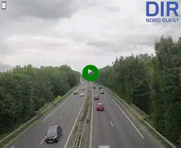 Webcam sur le périphérique de Caen (N814) à l'est de la ville, à Mondeville hauteur de la sortie 2, Presqu'île-Rives de l'Orne, au bout de l'autoroute A13