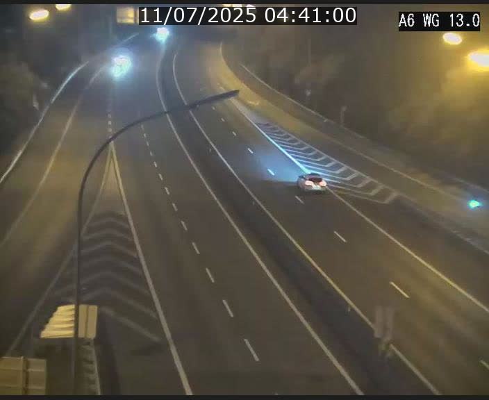 Traffic live webcam Luxembourg Mamer - A6 - BK 13 - direction Luxembourg/France/Allemagne