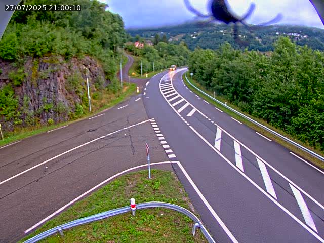 Caméra autoroute France - N66, col du Bussang direction Remiremont