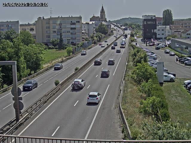 Caméra autoroute France - A31, Thionville direction Metz