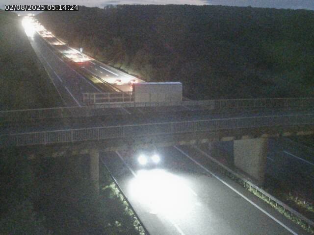Caméra autoroute France - A31, Zoufftgen direction Luxembourg-ville, à la frontière entre la France et le Luxembourg