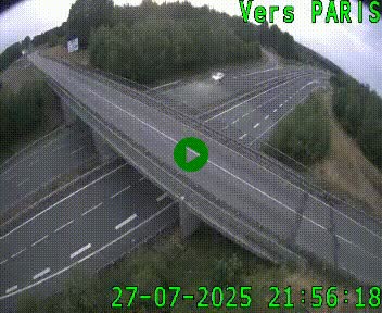 Clone of Caméra routière sur l'autoroute A20 au nord de Limoges, à la jonction avec la N520. Vue orientée vers Paris