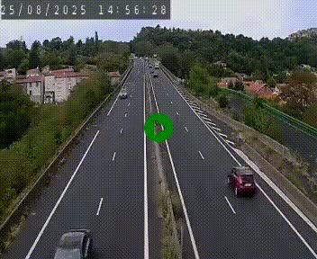 Caméra autoroute A75 à hauteur de Coudes, en direction de Clermont-Ferrand