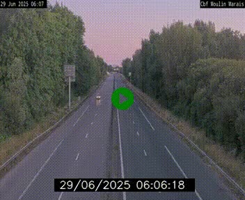 Webcam sur le périphérique de Nantes (N844) entre la Porte de Saint-Luce et la Porte d'Anjou, à l'est de la ville
