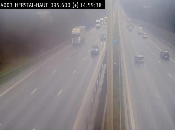 Webcam autoroute Belgique - Herstal - E40 direction Aix-la-Chapelle - BK 97