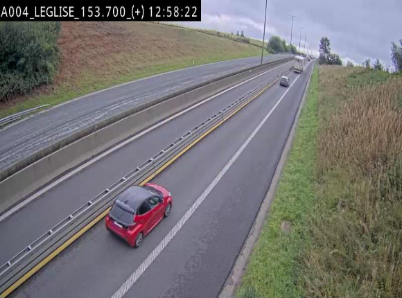 Webcam autoroute E411 à hauteur de Léglise, en direction de Luxembourg