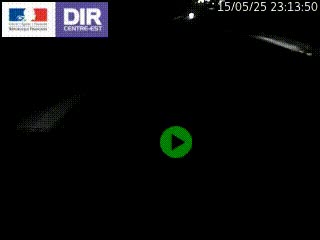 Webcam traffic à Grenoble-sud sur l'autoroute A480. Vue orientée vers l'entrée et la sortie de Grenoble