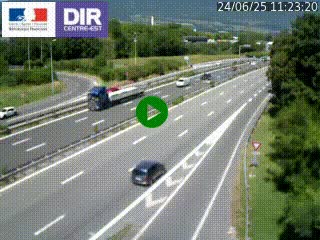 Caméra routière à hauteur de la sortie 15 Chambéry-centre au PK 4,103 en direction d'Albertville