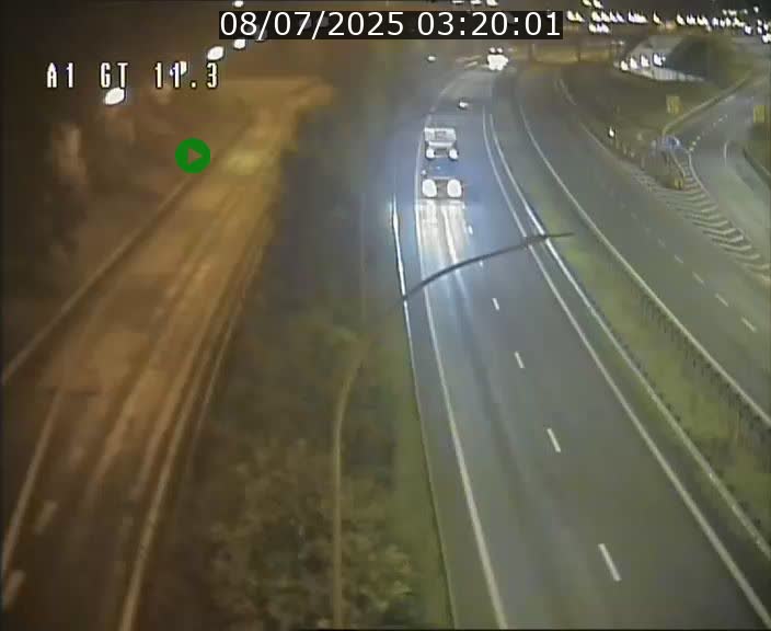 Traffic live webcam Luxembourg Senningerberg - A1 direction Allemagne - BK 11.3