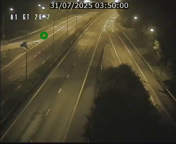 Traffic live webcam Luxembourg Grevenmacher - A1 direction Allemagne - BK 26.2
