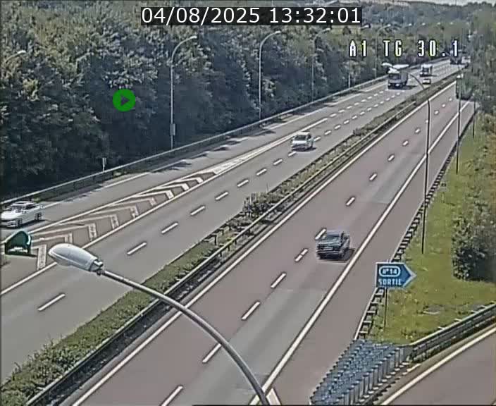 Traffic live webcam Luxembourg Grevenmacher - A1 direction Luxembourg - BK 30.1