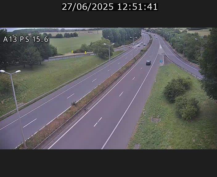 Traffic live webcam Luxembourg Kayl - A13 direction Dudelange - BK 15.6