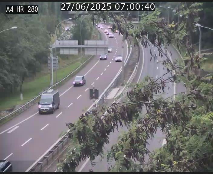 Webcam traffic A4 Luxembourg - BK 0.2 - P+R Bouillon (direction Luxembourg)
