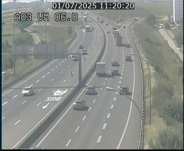 Traffic live webcam Luxembourg Aire de Berchem - A3 - BK 6 - direction France