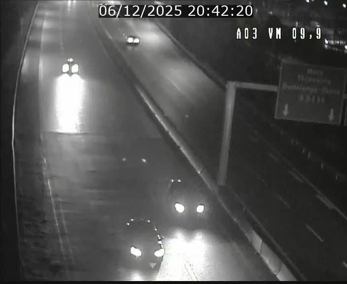 Webcam Autoroute à la Croix de Bettembourg - A3 - BK 9.9 - direction France