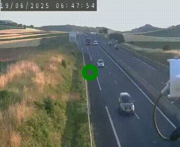 Caméra autoroute A75 à hauteur de Le Crest, en direction de Montpellier