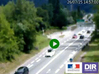 Webcam info trafic à proximité de Vizille sur la N85, au niveau du point de vue du Saut du Moine à Champagnier
