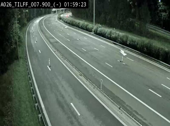 Webcam autoroute A26/E25 à Esneux, en Belgique en direction Luxembourg - BK 7.9