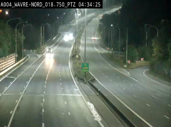 Webcam traffic E411(A4) - BK 18.7 - Bierges (Wavre Nord)
