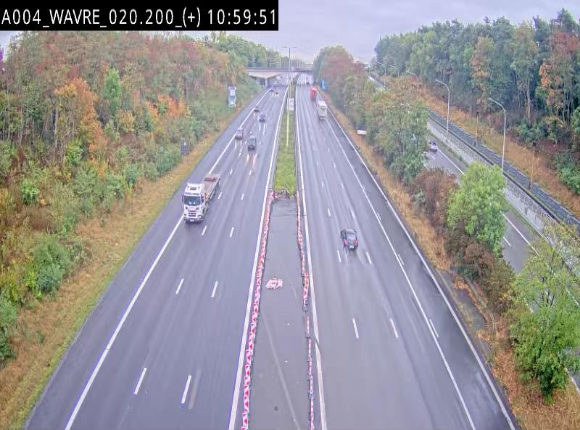 Webcam @ Wavre-sud KP 19.6, A4/E411