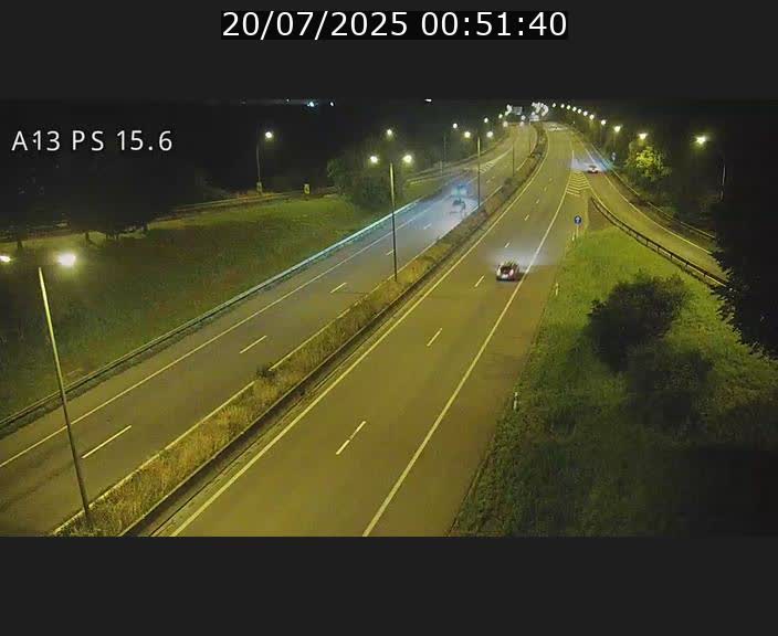 Traffic live webcam Luxembourg Kayl - A13 direction Dudelange - BK 15.6